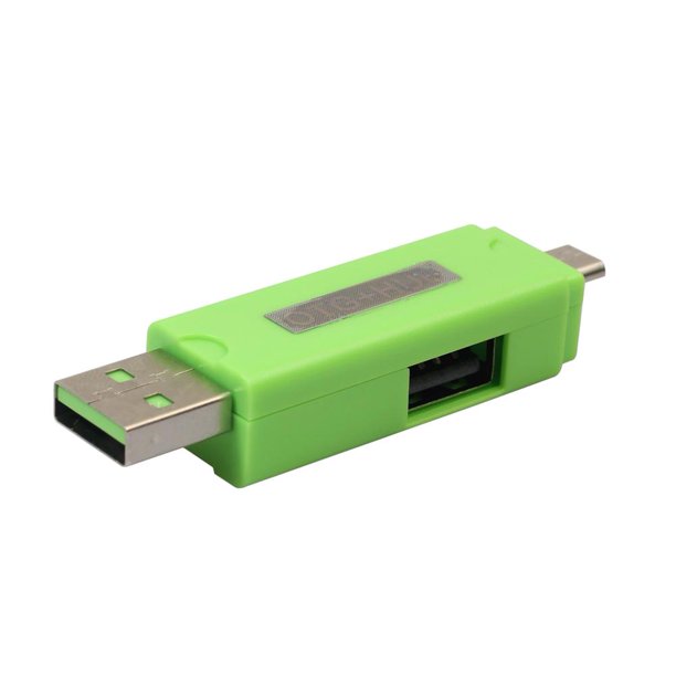 Lector de tarjetas Micro USB TF Adaptador OTG USB2.0 Hub Connector para PC (Verde) Tmvgtek Componentes de Computadoras