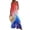 #02Light Blue, variant on 250 Anniversary USA Flag Jumpsuits for Women Casual Loose Wide Leg Patriotic Overalls Sleeveless Romper with Pockets Red XL