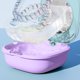 thumbnail image 5 of Caja De Almacenamiento De Plástico 1 caja de plástico morado para guardar aparatos dentales con espejo, estuche de viaje sellado y a prueba de polvo para retenedores y accesorios dentales. Rkxzt, 5 of 8