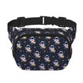 thumbnail image 1 of Balery Astronaut Surfing Mochila Cinturón para Mujeres y Hombres, Bolsa de Cintura Impermeable de Doble Capa con Correa, 1 of 9