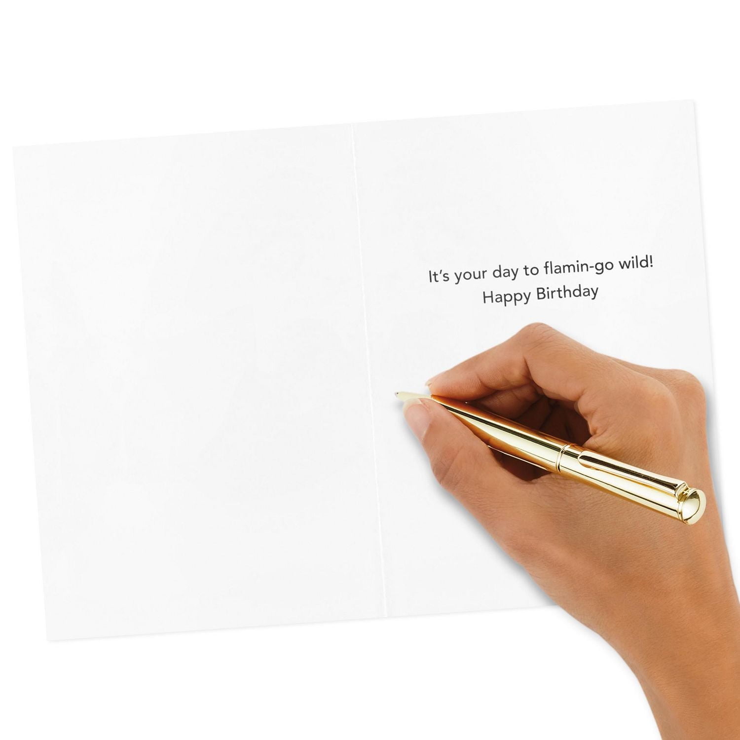 Carte de fête – Hallmark (Flamant rose)