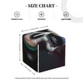 thumbnail image 3 of Kdxio Modern Abstract Colorful Skull C Print Tissue Box Cover,Square Decorative PU Leather Facial Paper Case Organizer Holder Dispenser for Bathroom,Night Stands,Desk,Car 5.2''X5.2''X5.2'', 3 of 6