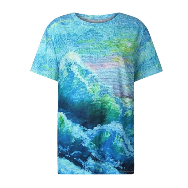 Camisetas Con Impresión 3D Para Hombre, Camisetas De Manga Corta, Camisetas De Verano Con Ilusión óptica, Camisetas Unisex Con Gráficos Divertidos Y Cuello Redondo, Gris, X-Large