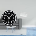 thumbnail image 2 of Reloj de pared,Reloj de pared silencioso y decorativo que no hace tictac,Cesta de almacenamiento,Cesta organizadora de almacenamiento de cocina colgante de alambre,Organizador de pared para, 2 of 8
