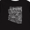 thumbnail image 4 of Inktastic Arizona Word Salad- state outline Boys or Girls Long Sleeve Toddler T-Shirt, 4 of 5