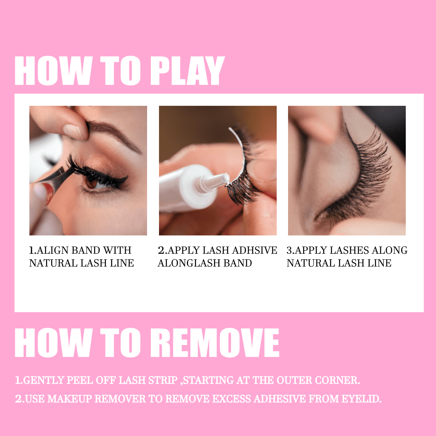 27pairs eye lashes