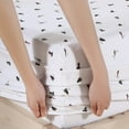 thumbnail image 5 of Eddie Bauer 213016 Ensemble de Draps en Percale de Coton pour Mouches de Pêche, Blanc, Jumeau, 5 of 5