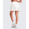 thumbnail image 3 of G4Free Wrapped Front Pleated Tennis Skirts for Women High Waisted A Line Golf Skorts Soft Athletic Inner Shorts with Pockets, 3 of 7