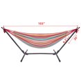 thumbnail image 4 of Zimtown Hamaca Columpio con Soporte para Hamaca y Bolso Portátil para Actividades Al Aire Libre, 4 of 11