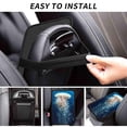 thumbnail image 6 of Bingfone Car Four-Season Universal Armrest Box Mat,Car Armrest Seat Cover Soft Leather Waterproof Armrest Cover Center Console Mat-White Jellyfish Dansing In The Ocean, 6 of 7