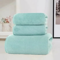 TOPRenddon Cotton Bathroom Towel Set of 3- 1 Bath Towel, 1 Hand Towel, 1 Wash Cloth, Sustainable, Soft, Highly Absorbent 3 Piece Cotton Bath Towel Set Ideal for Hotels, Spa, Bathroom, Dorm