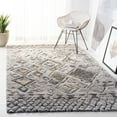 thumbnail image 2 of SAFAVIEH Casablanca Merton Abstract Wool Shag Area Rug, Grey/Olive, 8' x 10', 2 of 8