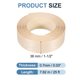 thumbnail image 2 of Biselado Uxcell, cinta de chapa de madera prepegada flexible para biselado de contrachapado con adhesivo termofusible para restauración de muebles de roble blanco 1-1/2 pulgadas x 25 pies, 2 of 7