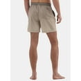 thumbnail image 5 of No Boundaries Men's & Big Men's Elastic Waist Swim Trunks, 6" Inseam, Size S-5XL, 5 of 5