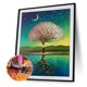 thumbnail image 1 of Cuadros Decorativos Kit de pintura de diamantes 5D, árbol de amor DIY, mosaico de diamantes redondo completo DQrwqpou Nuevos Originales, 1 of 9