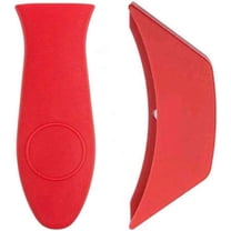 ZOUYUE Silicone Hot Handle Cover,Assist Pan Holder for Cast Iron Skillets and Traditional Pots - Red
