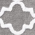 thumbnail image 4 of Lavish Home 67-0029-S 100% Cotton Trellis Bathroom Mat-24 x60 , Silver, 4 of 5