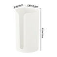 thumbnail image 3 of TOPRenddon Trash Bags Storage Box Trash Bag Dispenser Plastic Holder,Wall Mount Kitchen Cabinet Organizers Storage Box Holder for Trash Bag Plastic Bag, 3 of 6