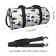 thumbnail image 2 of Balery Cartoon Helicopters Bolsa de Gimnasio para Mujeres y Hombres, Bolsa de Viaje Impermeable, Bolsa de Fin de Semana con Compartimento para Zapatos y Bolsillo Húmedo, 2 of 6