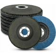 thumbnail image 1 of High Cutting Performance Discs, Premium Zirconia Fiberglass Backing For Long Service Life, Industrial Abrasive Multipurpose Grinding Wheels, Angle Grinder Sanding Zirconia Flap Discs (8 Pieces Set), 1 of 5