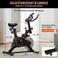 thumbnail image 5 of SEKAM Stationary Exercise Bike for Home, Indoor Cycling Bike with Adjustable Resistance, LCD Monitor, Tablet Holder, 5 of 7