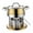 Gold, variant on Elodie Alcohol Stove Hot Pot Food Warmer with Lid Kitchen Cookware Stainless Steel Soup Rose Gold