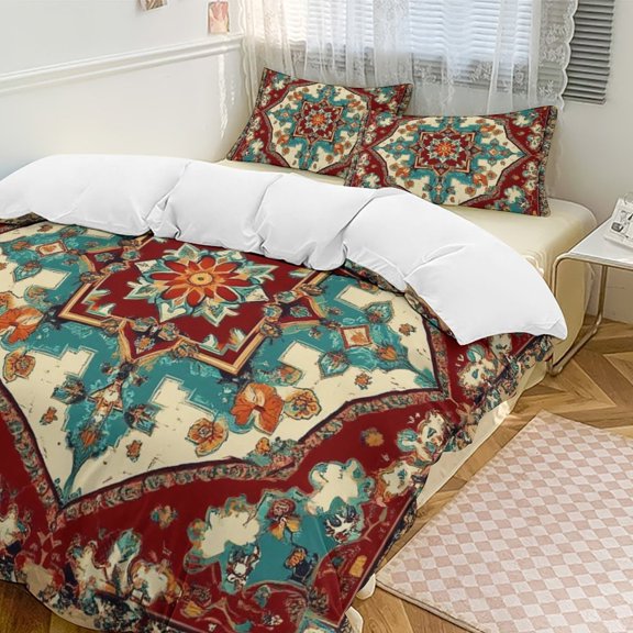 Bohemia Set Duvet Cover Bedding Set Duvet Cover Polyester Quilt Cover for Queen Size