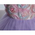 thumbnail image 5 of Fesfesfes Toddler Kids Puff Tulle Dress Baby Girls Floral Formal Princess Party Tulle Tiered Full Dress On Sale, 5 of 9
