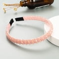 thumbnail image 1 of Diadema con cuentas tejidas a mano para el cabello Homing Hair Hoop, estilo barroco, esponja, accesorios simples para el cabello facial para mujer, 1 of 6