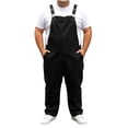 thumbnail image 2 of Zormilly Denim Overalls for Men Plus Size Elastic Waist Baggy Jeans Jumpsuits with Pockets Casual Jeans Overalls, L-5XL, 2 of 6