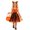 Z29-Black, variant on LILIYA Girls Halloween Sleeveless Dress with Pumpkin Graphic and Headband, Stage Outfit for Celebrations and Dress Up 4-5 Years