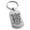 Silver, variant on Stainless Steel Mayan Jaguar Rune Engraved Dog Tag Keychain Keyring
