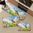 thumbnail image 3 of CCTFS Easter bunny eggs Kitchen Decor Christmas Fall Kitchen Rugs, Xmas Decorative Farmhouse Floor Mats for Home Kitchen Dining Room Decorations - 16''*24'', 3 of 10