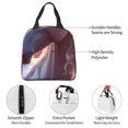 thumbnail image 4 of Easygdp Flower White Horse Bolsa Térmica Premium - Tela Oxford Impermeable, Gran Capacidad, Bolsillo Frontal, Unisex para Trabajo, Escuela, Actividades al Aire Libre y Picnics, 4 of 8