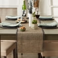thumbnail image 4 of DII Chevron Burlap Table Runner, 14x72", 4 of 5