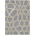thumbnail image 2 of Addison Rugs Chantille Indoor/Outdoor Transitional Circles Gray Washable Rectangle Rug, 8' x 10', 2 of 6