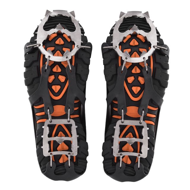 Grip 1 Pair Crampons Anti Slip Spikes, For Mud Climbing Snow Mountain M