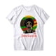 thumbnail image 4 of Tops de Manga Corta para las Mujeres de Ajuste Suelto, Día de la Independencia Negro Impreso, Cuello Redondo Suelto Superior, 4 of 4