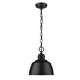 thumbnail image 1 of Holmes 1-Light Mini Pendant in Matte Black and Matte Black, 1 of 4