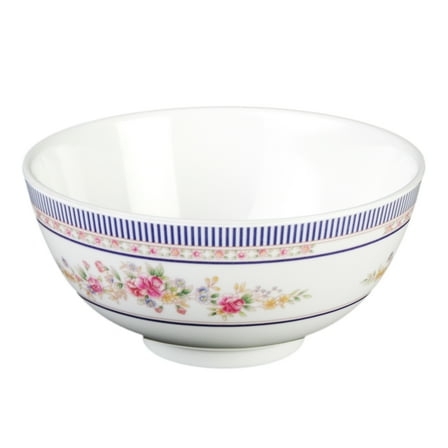 Excellante Rose melamine dinnerware collection 9 oz, 4 3/8" rice bowl, comes in dozen