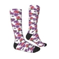 thumbnail image 4 of Lsque Peonies Printed Crew Socks Men's Women's LightWeight Thin Casual Calf Socks ,Knee High Socks,Cotton Socks, 4 of 9