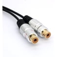 thumbnail image 2 of RCA Splitter Cable 1 RCA Mono Male to 2 RCA Phono Female Y Adapter Cord, 0.3 Metre, 2 of 4