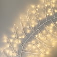thumbnail image 2 of Wintergreen Lighting 118" Prelit Artificial Climbing Vine, White with Warm White LED Lights for Home Party Wedding Decor, 2 of 7