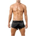 thumbnail image 2 of ZQUUVOU Men's Briefs Solid Color Breathable Underwear (Black,S), 2 of 5