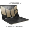 thumbnail image 6 of TUF 16" Gaming Laptop, AMD Ryzen 9 7940HS, 16GB RAM, AMD Radeon RX 7700S 8 GB, 1TB SSD, Windows 11 Home, FA617XT-CS94, 6 of 9