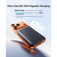 thumbnail image 3 of Power Bank INIU 10000 mAh Qi2 25W inalámbrico 45W USB-C, 3 of 8