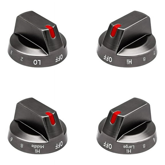 DG94-03500V/W for Electric Stove Replacement (4PCS),Compatible with Electric Range NE63T8311SS/AA NE63T8111SS Black