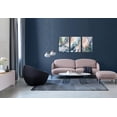 thumbnail image 6 of Abstract Blue Canvas Wall Art Modern Ocean Painting 3piece Khaki Artwork Home Decor for Bedroom Framed Wash Ink Picture, 6 of 6