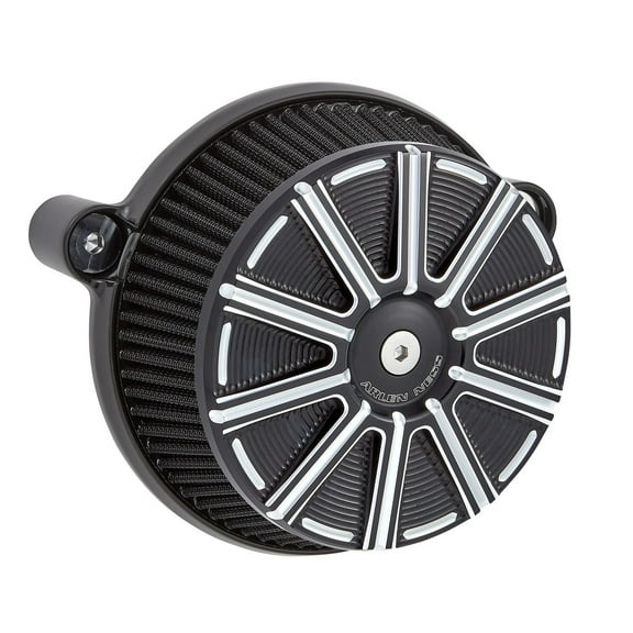 Arlen Ness 10-Gauge Stage 1 Big Sucker Black Air Cleaner (18-315)