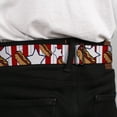 thumbnail image 4 of Buckle-Down Belt, Seatbelt Buckle Belt, Hot Dogs, 30 to 44 Inches, 4 of 9